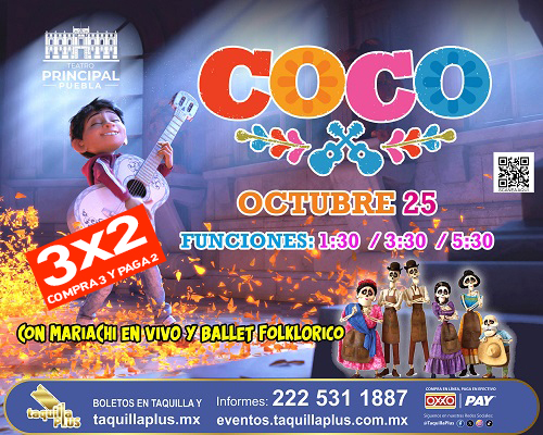 Coco con Mariachi en vivo 2026