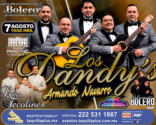 Los mejores exponentes del Bolero en Puebla