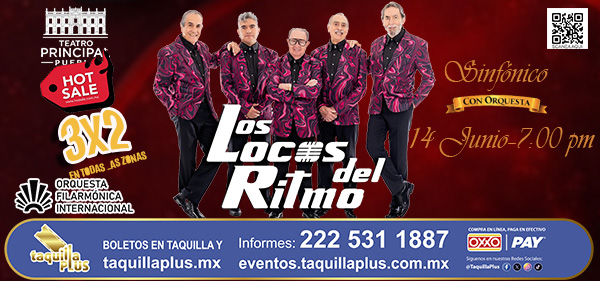 Los Locos del Ritmo Sinfónico con Orquesta en Puebla