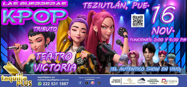El autentico show en vivo de las Guerreras K-pop en Teziutlán