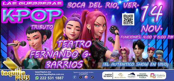 El autentico show en vivo de Las Guerreras K-Pop en Boca del Rio, Ver.