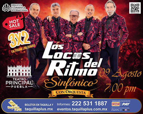 Los Locos del Ritmo Sinfónico con Orquesta en Puebla