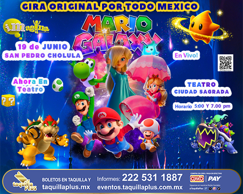 Mario Galaxy en Cholula