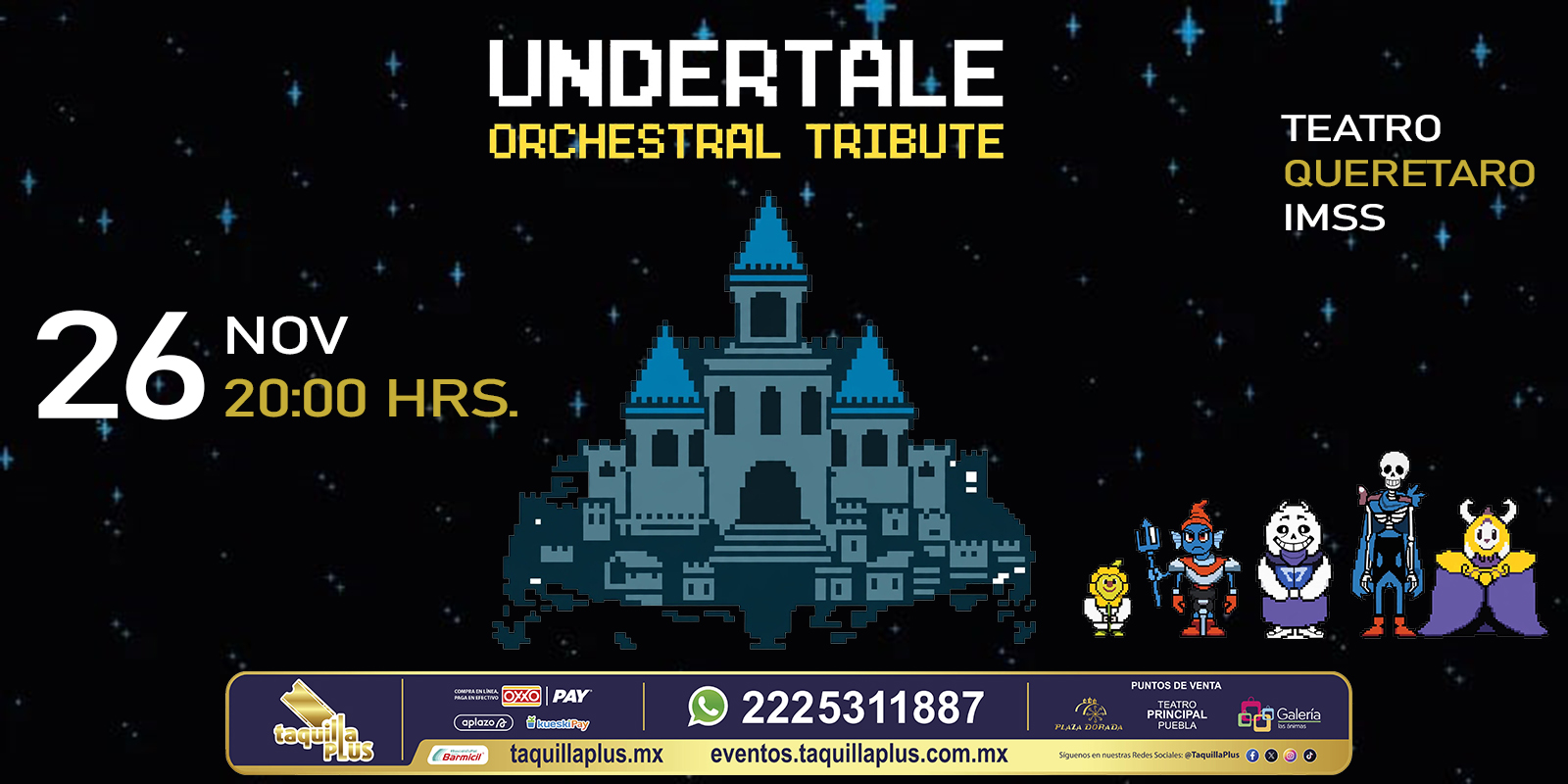 Undertale Orchestral Tribute en Qro.